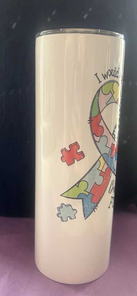 20 Oz Stainless Steel Autism Awareness Tumbler